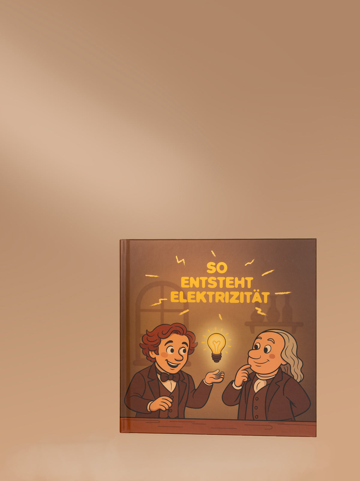 So entsteht Elektrizität — Handkurbel-Wasserradgenerator